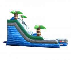 15' High Tropical Marble Water Slide - Jumptastic