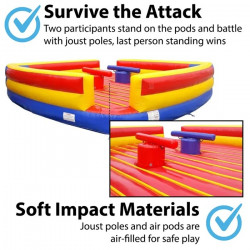Joust Challenge Inflatable Game - Jumptastic