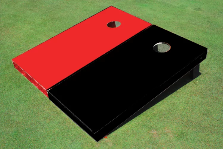 Cornhole Game Black/Red