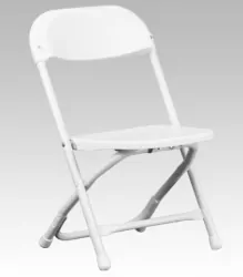 Children's White Folding Chairs - CP