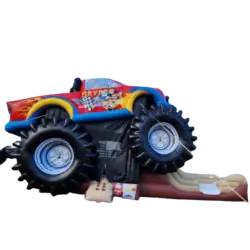 Monster Truck Deluxe XL Bounce and 15' Slide