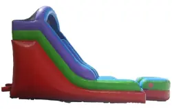 15' Retro Rainbow Water Slide - Jumptastic