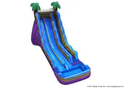 20' Tropical Blast Dual Lane Slide - Jumptastic