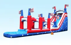 22' All American Water Slide w/ Slip N Slide