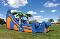 19' BIG Surf Water Slide - Jumptastic