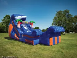 19' BIG Surf Water Slide - Jumptastic