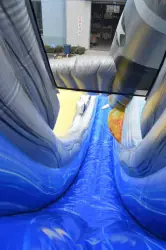 20' Shark Mouth Fighter Jet Water Slide - Jumptastic