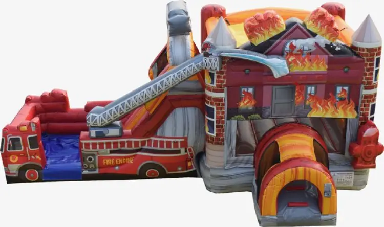 Fire Truck Bounce and Slide