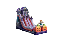 24' Dual Lane Haunted Mansion Slide