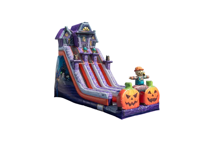 24' Dual Lane Haunted Mansion Slide