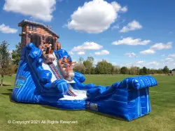 23' North Woods Flume Water Slide - Jumptastic