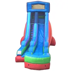 18' Retro Rainbow Water Slide - Jumptastic