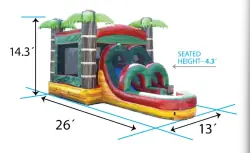 Tropical Fire Combo - Jumptastic