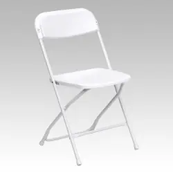 White Plastic Folding Chairs