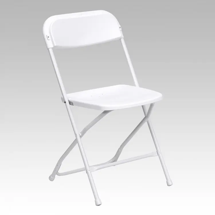 White Plastic Folding Chairs