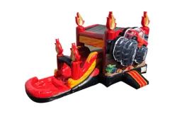 The Digger Monster Truck Bounce and Slide - Jumptastic