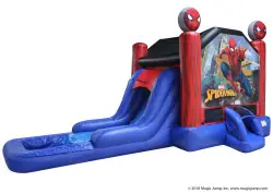 Spiderman Deluxe Bounce & Slide - Jumptastic